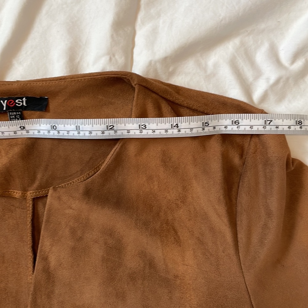 YEST faux suede jacket size M - Picture 8 of 8